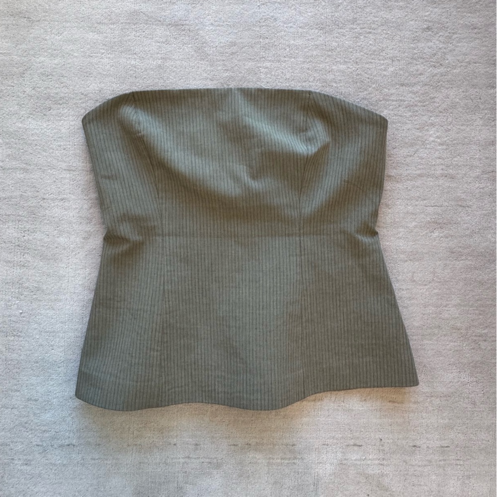 Zara Green Corset Top
